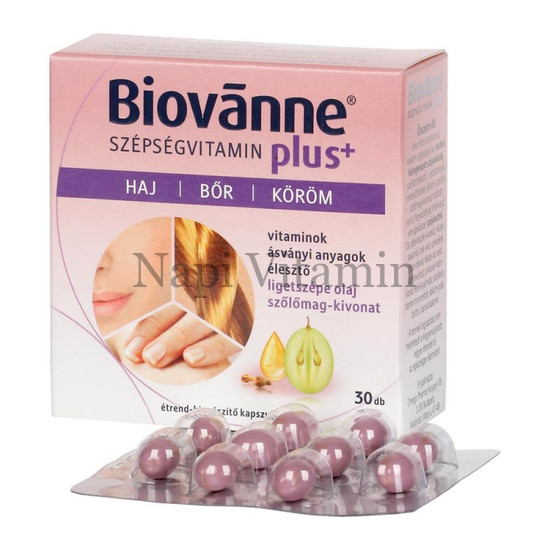 Biovanne Plus szépség vitamin kapszula 30x